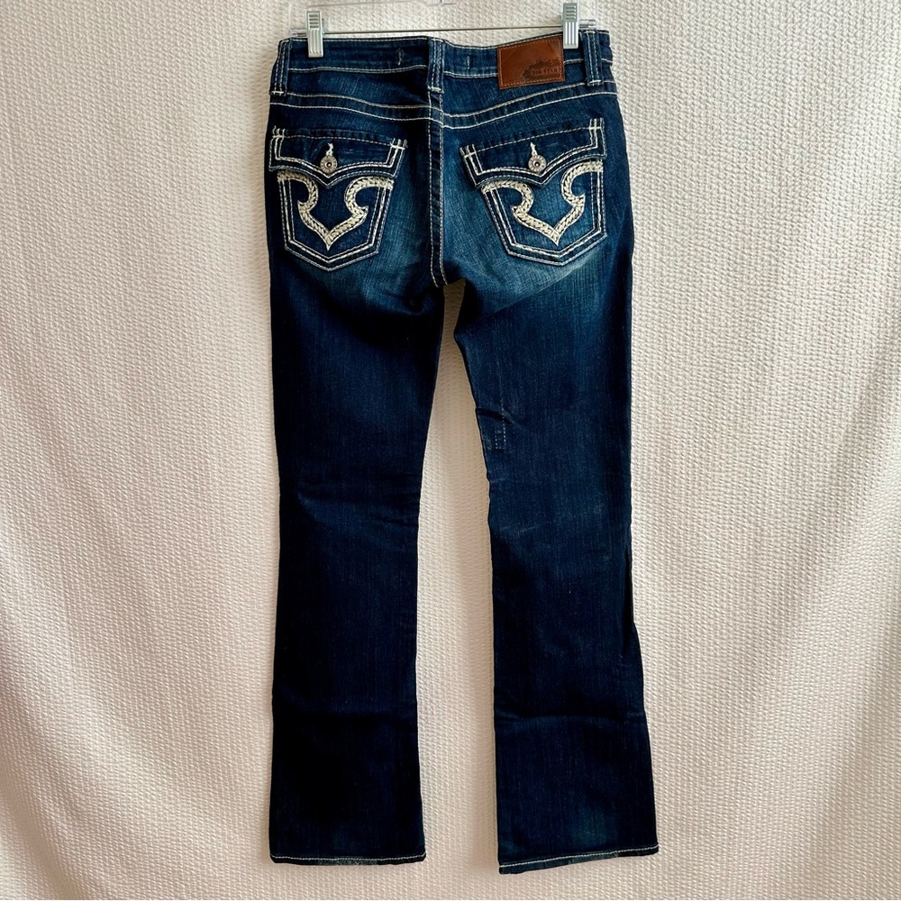 BIG STAR Remy Women’s Low Rise Bootcut Jeans Blue Y2K Western 28R NWOT